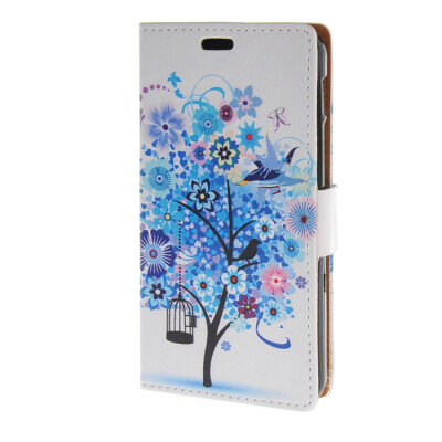 

MOONCASE Case for Alcatel One Touch Pixi 3 (5.0") OT-5015 Leather Flip Wallet Style and Kickstand Case Cover Design / a12