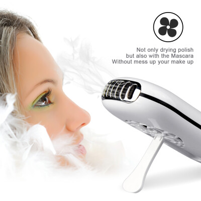 

Eyelashes Dryer Fan Mini Portable USB Rechargeable Electric Bladeless Handheld Air Conditioning Blower with Mirror for Grafted