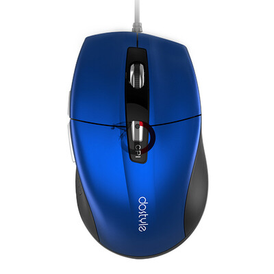 

dostyle MD101 entry-level gaming gaming mouse third gear cpi heart switch bilateral keys comes with weight laser blue color colorful