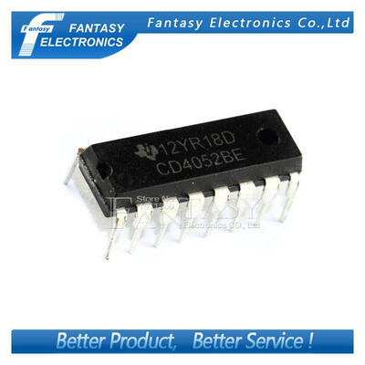 

100PCS CD4052BE DIP16 CD4052 DIP new and original IC free shipping