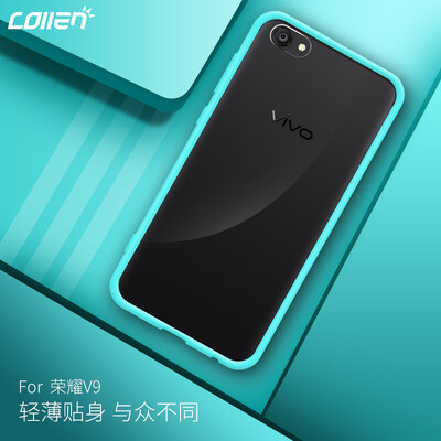 

Collen Huawei Glory V9 Mobile Shell Cover Glory V9 Drop All Soft&Hard Clear Crystal Color Blue