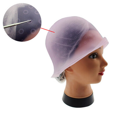 

Professional Reusable Hair Colouring Highlighting Dye Cap Frosting Tipping Purple