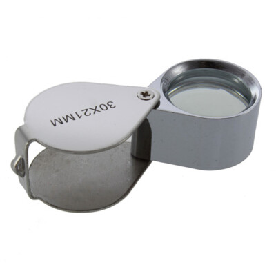 

30X Glass Magnifying Magnifier Jeweler Eye Jewelry Loupe Loop