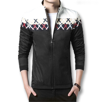 

New Arrival Printed Men Jackets New 2016 Spring Autumn Casual Men Coats Outwears Men Coats Slim Fits Plus Size  Free Shipping