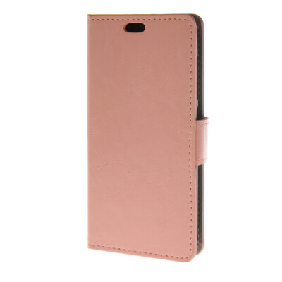 

MOONCASE Smooth PU Leather Flip Wallet Card Slot Bracket Back чехол для Huawei Ascend Y520 Pink