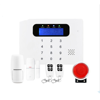 

Wireless GSM&SMS Burglar Alarm Security System with Motion Detector Gate Intruder Sensor Control App ios Android