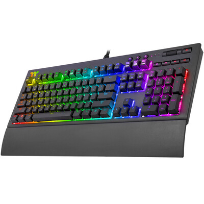 

Tt eSPORTS X1 Xingmai RGB German original Cherry silver axis esports mechanical keyboard German cherry axis smart RGB backlight Jedi survival blue hole to eat chicken