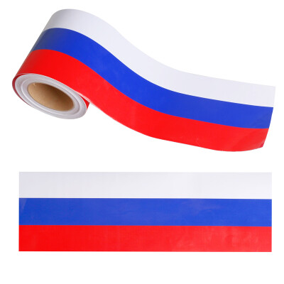 

100CM * 15CM автомобиль стайлинг DIY Россия флаг наклейки эмблема автомобилей Аксессуары Автомобильные кузовы Стикеры наклейки нак