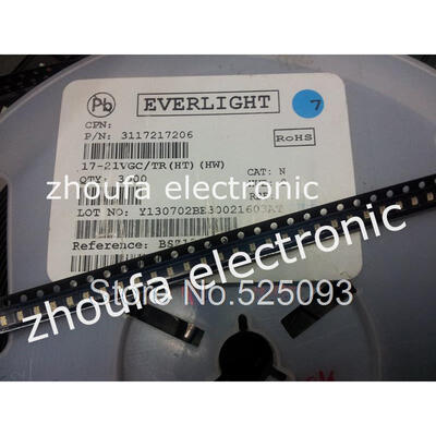 

100pcs/lot SMD LED 17-21VGC/TR8 17-21VGC