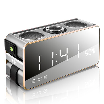 

Sony Ericsson (Soaiy) S18 Беспроводной Bluetooth-динамик Зеркало Будильник Телефонная карточка Мини-портативный стерео сабвуфер Креативные часы Coral Gray