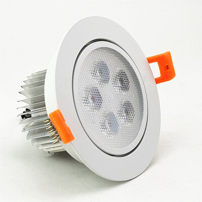 

Светодиодные светильники LED Встраиваемый потолочный светильник Dimmable 5W Белый свет высокой мощности Светодиодный чип Светодиодный прожектор 220V диммер Светодиодная лампа