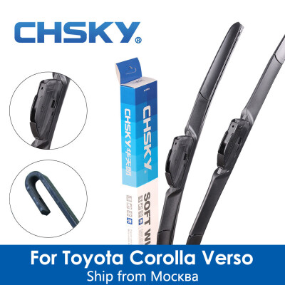 

CHSKY Car Windshield Wiper Blade For Toyota Corolla Verso 2001 2002 -2009 Car Wiper Blade Auto Windscreen Wipers car-styling