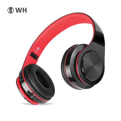 

WH B3 Bluetooth Беспроводная стереогарнитура спортивная музыка Наушники с поддержкой микрофона TF-карта FM-радио для ПК samsung huawei iphone