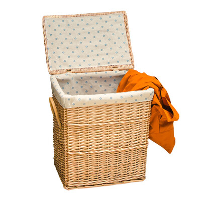 

Golden willow hamper storage basket rattan covered storage storage box light steamed trumpet trumpet