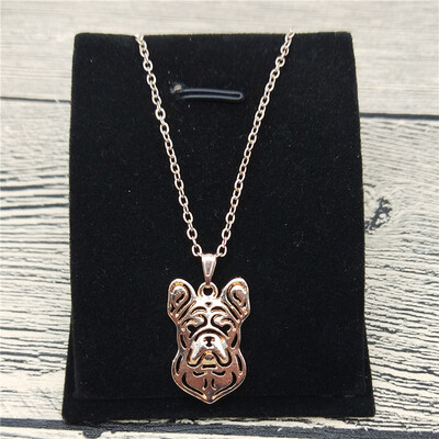 

New French Bulldog Necklace Trendy Style French Bulldog Pendant Necklace Women Pet Jewellery Fashion Animal Dog Jewellery