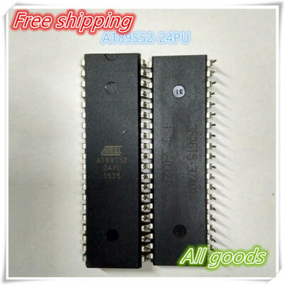 

Free shipping 10PCS AT89S52-24PU 8-bit Microcontroller with 8K Bytes In-System Programmable Flash AT89S52-24PU