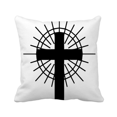 

Religion Belief Christianity Church Circle Square Throw Pillow Insert Cushion Cover Home Sofa Decor Gift