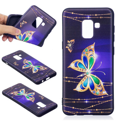 

BEFOSPEY Painting Relief Protective Soft TPU Case For Samsung Galaxy A8201856"