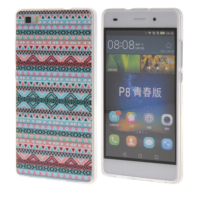 

MOONCASE Case for Huawei Ascend P8 Life Pattern series Flexible Soft Gel TPU Silicone Skin Slim Durable Cover