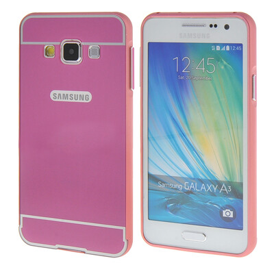 

MOONCASE Samsung Galsxy А3 Случай 2 В 1 жесткий бампер вставить обложка чехол для Samsung Galsxy A3 розовый
