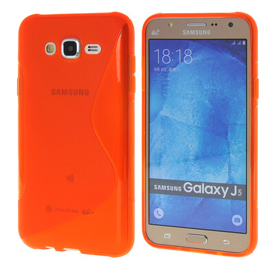 

MOONCASE Galsxy J5 Дело S - линия Гибкая Прочный силиконовый гель ТПУ Тонкий чехол для Samsung Galsxy J5 красный
