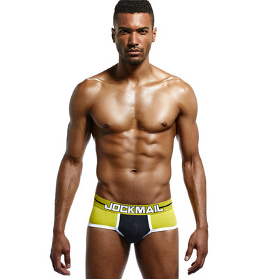 

JOCKMAIL Mens Underwear Mens Briefs Pants Hip Cup Cotton Sweat Panties