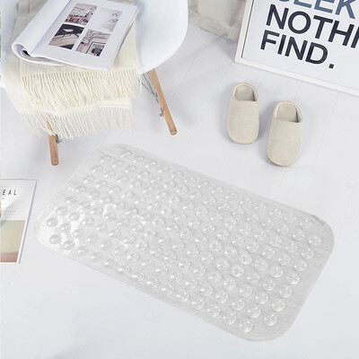 

Mercure guest PVC bathroom mat 3769CM massage ball white shower room mat water non-slip suction cup mat bathroom bath mat