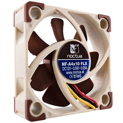 

Noctua NF-A4x10 FLX Premium�Quiet Fan 3-Pin 40x10mm�Brown