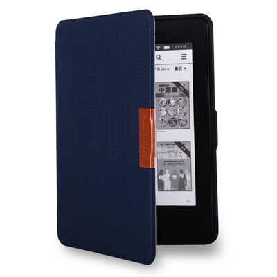 

TUOZI адаптация 899/958 версия Kindle защитная рукав / оболочка Kindle Paperwhite 1/2/3 поколения электронная бумага книга мягкая оболочка защитная крышка холст шаблон темно-синий