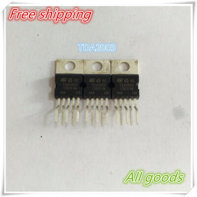 

free shipping 50pcslot TDA2003 TDA2003AV 2003 TO220 Audio power amplifier chip
