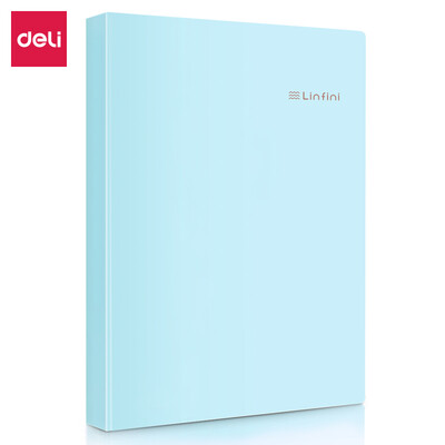 

Deli deli music series 40 pages A4 insert bag information book file folder folder student paper storage bag mint green single only 72413