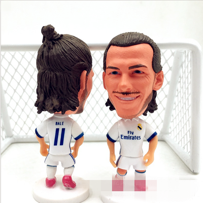 

5 PC Soccerwe Футбольная звезда куклы Zidane Raul C. Philippine Мосс Белл Бензема Футбол Кукольная модель Мини Статуя