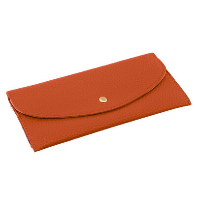 

Women's Handbag Evening Bag Pocket Card Wallet Alloy Button Faux Leather New