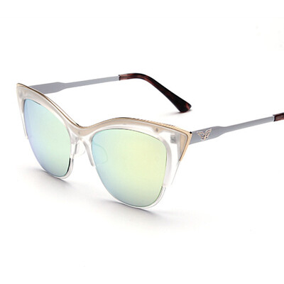 

FEIDU Fashion High Quality Retro Cat Eye Sunglasses Women V Brand Designer vintage Men Coating Gafas Oculos De Sol