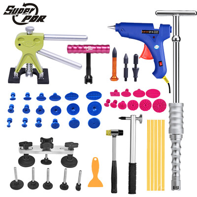 

PDR tools Car Dent Repair Tool set Slide Hammer Glue Gun Dent Puller 45pcs auto body repair tools Dent removal tool kit