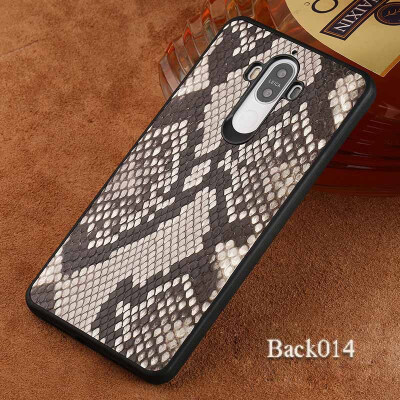 

Genuine Leather Phone Case For HUAWEI Mate 9 Case Natural Python Skin For P10 Honor 9 V9 Back Cover