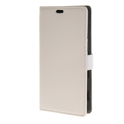 

MOONCASE Litch Skin Leather Card Slot Wallet Bracket Back чехол для Sony Xperia C4 White