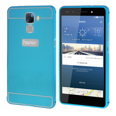 

MOONCASE чехол для Huawei Honor 7 Bumper Frame Hard 2 in 1 Cover Blue