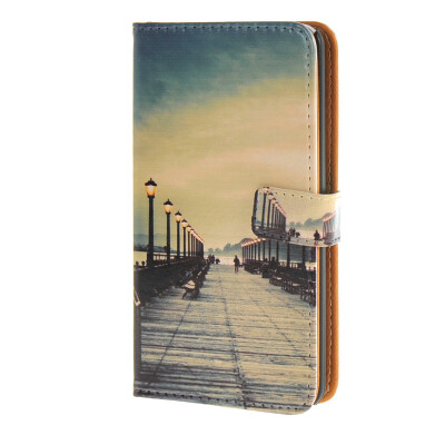 

MOONCASE Case for LG G2 Premium PU Leather Flip Wallet Style and Kickstand [Personalise Pattern] Design Case Cover / a04