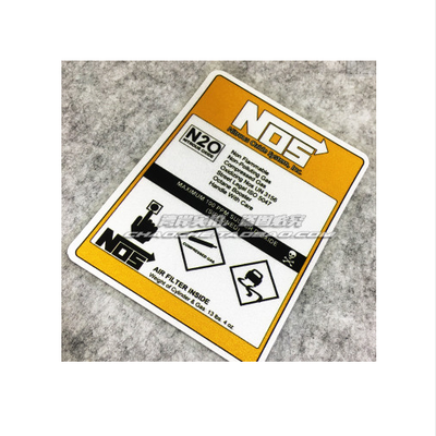 

High quality For Nos N2o Reflective car sticker&decals cool modified accessories