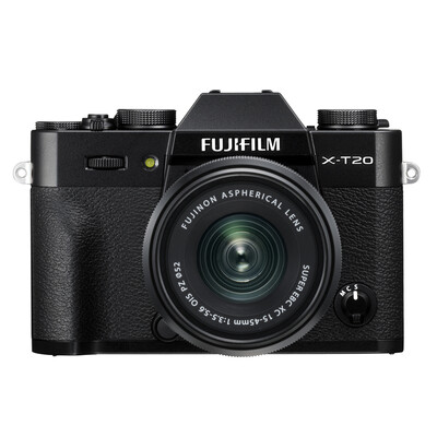 

Fuji (FUJIFILM) X-T20 (XC 15-45) Микро-одиночный электрический комплект черный 24,3 миллиона пикселей XT20 Fold сенсорный экран 4K