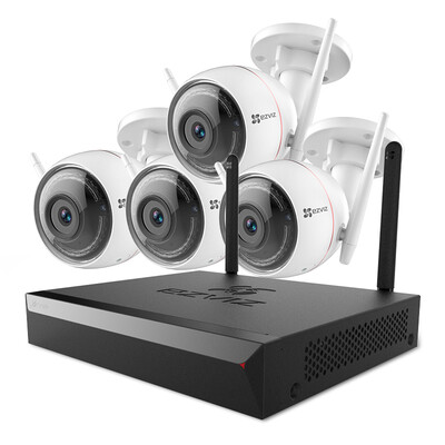 

Fluorite 2 million monitoring set 4 Road 1T hard drive wireless surveillance camera home shop engineering 1080P outdoor bolt machine