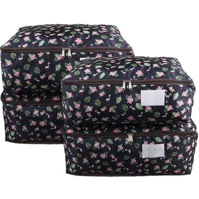 

Youjialiangpin Oxford cloth quilt storage bag clothes quilt sorting bag flamingo large 4
