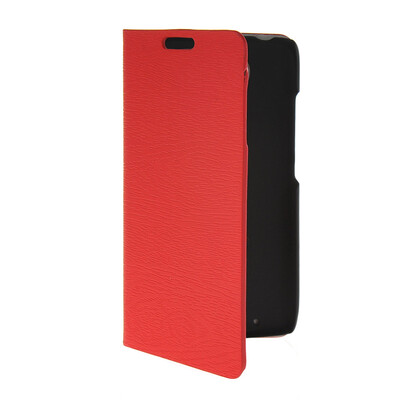 

MOONCASE Slim Leather Side Flip Wallet Card Slot Pouch Stand Shell Back ЧЕХОЛ ДЛЯ Motorola Moto Droid Turbo XT1254 Red