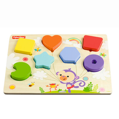 

Fisher Price Jigsaw Puzzle Toy Shape Color Cognition FP7004