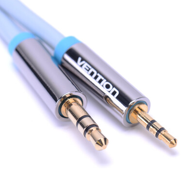

Vention Jack 35mm to 25mm male to male Audio Cable Gold Plated Blue Aux Stereo Audio Cable