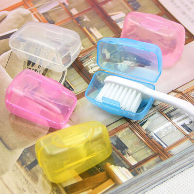 

MyMei 10pcs Portable Toothbrush Cover Holder Travel Hiking Camping Brush Cap Case Protect