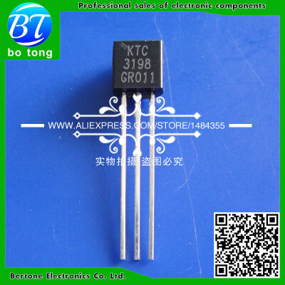 

Free shipping KTA1266+KTC3198 Each 50pcs all 100pcs/bag KTA1266GR KTC3198GR NPN PNP Transistor TO-92 Transistor