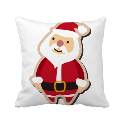 

Christmas Santa Claus Cartoon Festival Square Throw Pillow Insert Cushion Cover Home Sofa Decor Gift