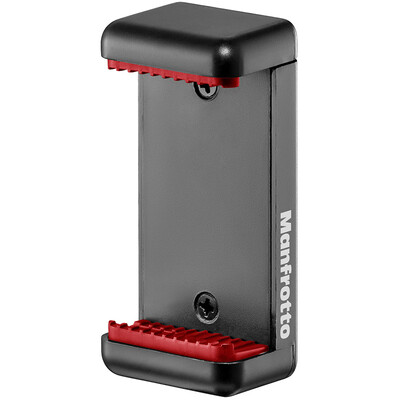 

Manfrotto MCLAMP Smartphone Universal Clip Selfie StickTripod Mounting Bracket Universal Mobile Phone Clip
